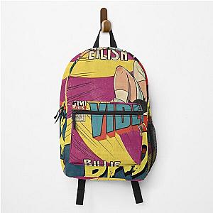 Funny Bad Guy Comics Poster Backpack RB1210