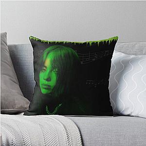 Billieeilishs Best Singer || 0005 Poster Throw Pillow RB1210