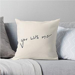 "you with me" billie eilish handwriting Throw Pillow RB1210