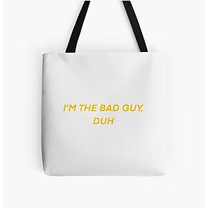 billie  bad guy 2| Perfect Gift|billie eilish gift All Over Print Tote Bag RB1210