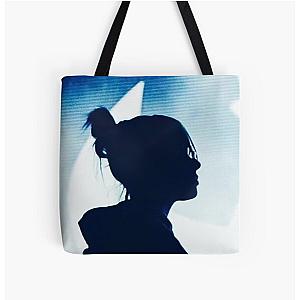 Black Awesome Silhouette Billie All Over Print Tote Bag RB1210