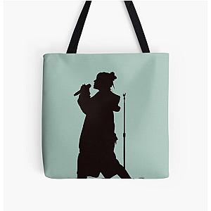 Black Awesome Silhouette Billie All Over Print Tote Bag RB1210