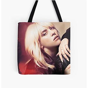 Billieeilishs Best Singer || 0001 Poster All Over Print Tote Bag RB1210