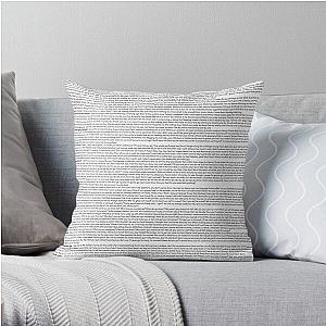 Every lyrics from BILLIE Throw Pillow RB1210