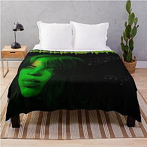 Billieeilishs Best Singer || 0005 Poster Throw Blanket RB1210