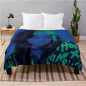 Billieeilishs Best Singer || 0003 Poster Throw Blanket RB1210