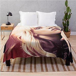 Billieeilishs Best Singer || 0001 Poster Throw Blanket RB1210