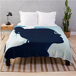 Black Awesome Silhouette Billie Throw Blanket RB1210