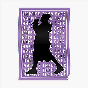 Billie Eilish - happier than ever Poster RB1210