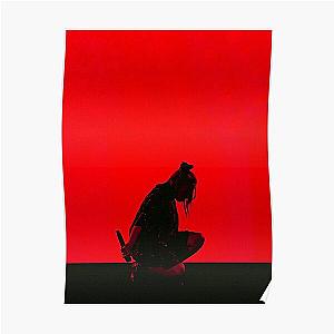 Black Awesome Silhouette Billie Poster RB1210