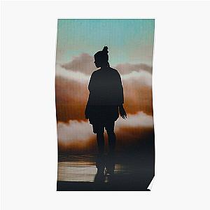 Black Awesome Silhouette Billie Poster RB1210