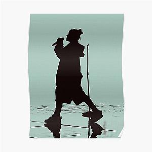 Black Awesome Silhouette Billie Poster RB1210