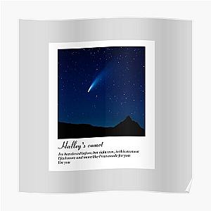 Halley's comet - Billie Eilish Poster RB1210