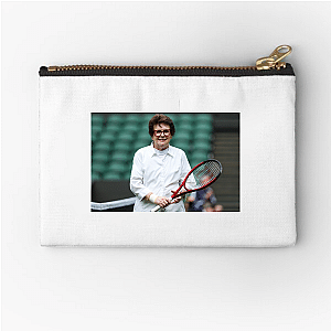Tennis Icon Billie Jean King Zipper Pouches