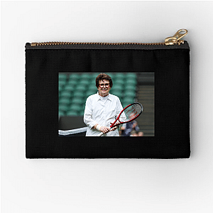 Tennis Icon Billie Jean King Zipper Pouches