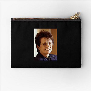 Tennis Legend Billie Jean King Zipper Pouches