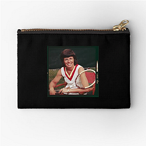 Trailblazing Athlete Billie Jean King Zipper Pouches
