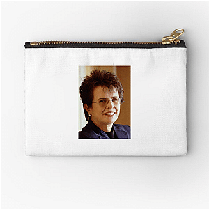 Tennis Legend Billie Jean King Zipper Pouches