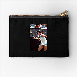 Sports Heroine Billie Jean King Zipper Pouches
