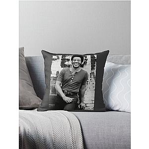 Bill Withers enhanced and grained old photo. For Jazz loers. Throw Pillow