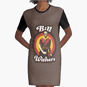 Bill Withers 70s Funky Soul Graphic T-Shirt Dress