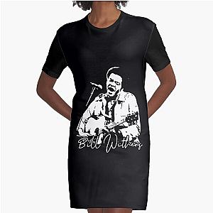 Poster Bill Withers black and white Graphic T-Shirt Dress