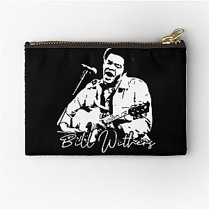 Poster Bill Withers black and white Zipper Pouch