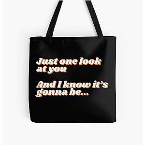 Lovely Day Bill Withers Tribute Design All Over Print Tote Bag