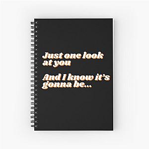 Lovely Day Bill Withers Tribute Design Spiral Notebook