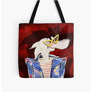 Bad Boy Vibes! Billy Idol alter ego. Watercolor collage All Over Print Tote Bag