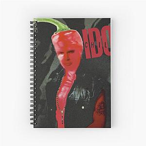 Chili Idol (Billy Idol parody) Spiral Notebook