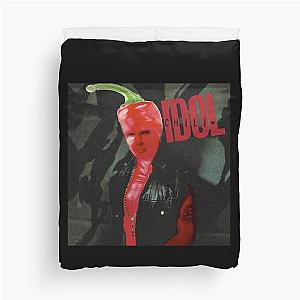 Chili Idol (Billy Idol parody) Duvet Cover