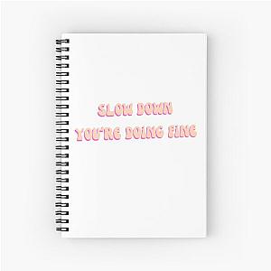 Vienna Lyrics - Slow Down You're Doing Fine - Billy Joel Spiral Notebook