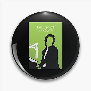 Billy Joel Minimal Music poster Pin