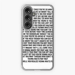 Vienna, Billy Joel Samsung Galaxy Soft Case