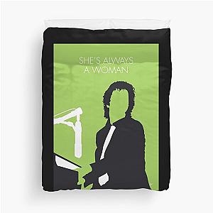 Billy Joel Minimal Music poster Duvet Cover