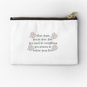 billy Joel Vienna lyrics Zipper Pouch