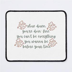 billy Joel Vienna lyrics Mouse Pad