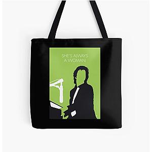 Billy Joel Minimal Music poster All Over Print Tote Bag