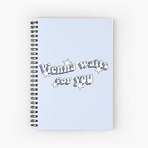 Vienna Waits For You Billy Joel Lyrics Spiral Notebook