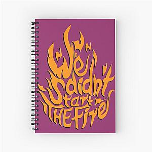 Copia de We didn't start the fire Billy Joel Spiral Notebook