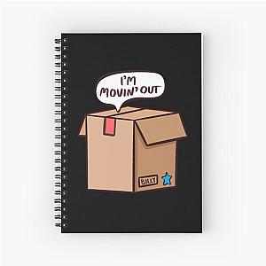 Moving Out Box – Billy Joel inspired Spiral Notebook