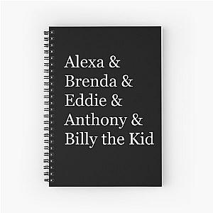 Billy Joel Song Names Spiral Notebook