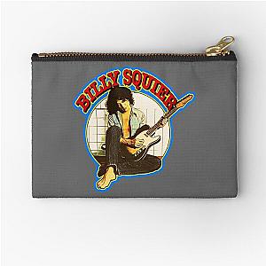 billy squier 1970s Classic vintage Custom Art Zipper Pouch