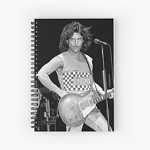 Billy Squier - BW Photograph Spiral Notebook