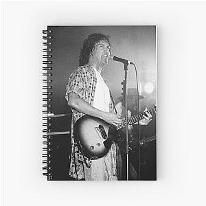 Billy Squier - BW Photograph Spiral Notebook