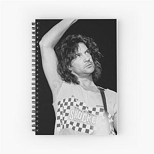 Billy Squier - BW Photograph Spiral Notebook