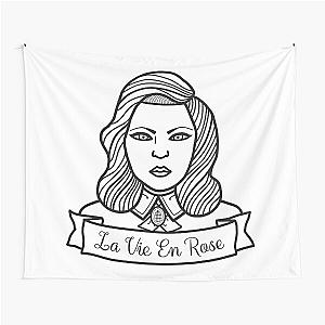 Bioshock Elizabeth La Vie En Rose Outline Tapestry