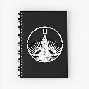 Bioshock Rapture White Faded Spiral Notebook