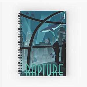 Bioshock Rapture Poster (no border) Spiral Notebook